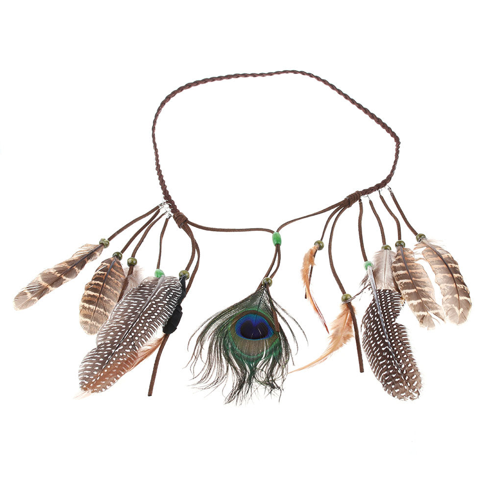 Gypsy Peacock Feather Tassel
