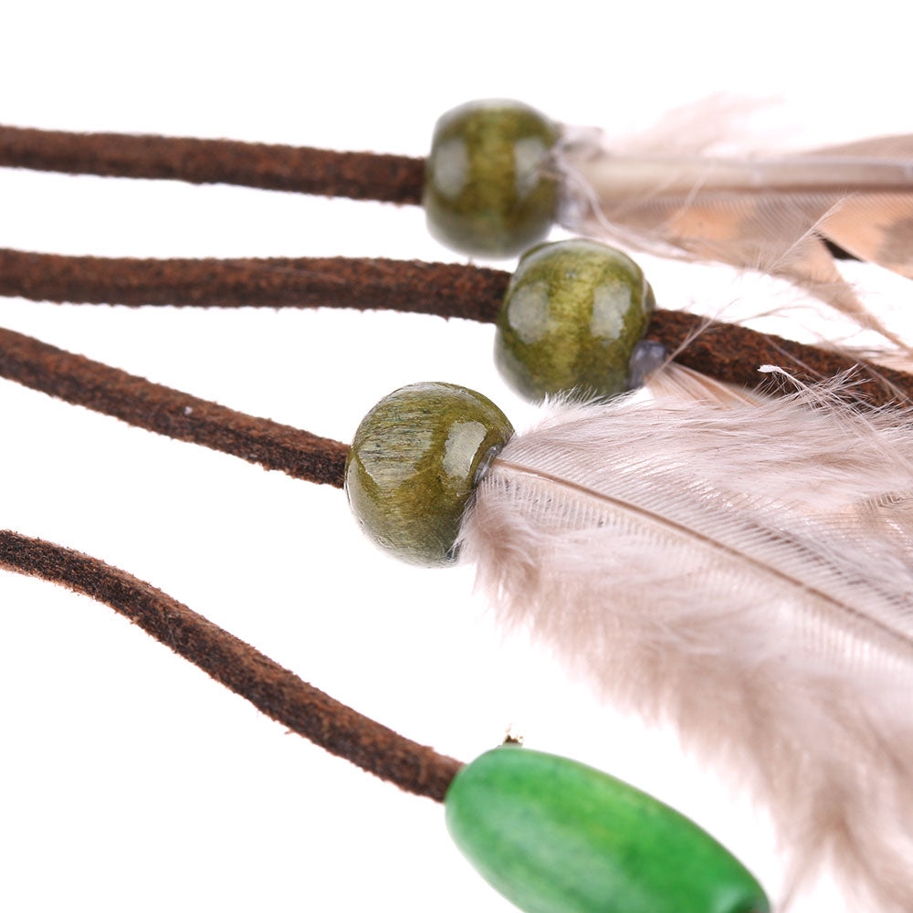 Gypsy Peacock Feather Tassel