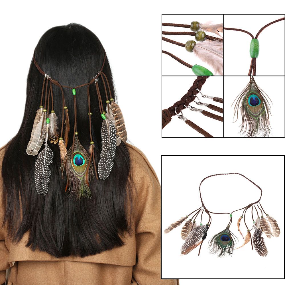 Gypsy Peacock Feather Tassel