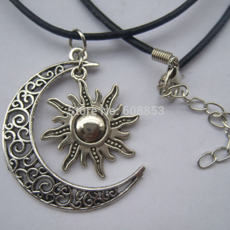 Crescent Moon And Sun Charm