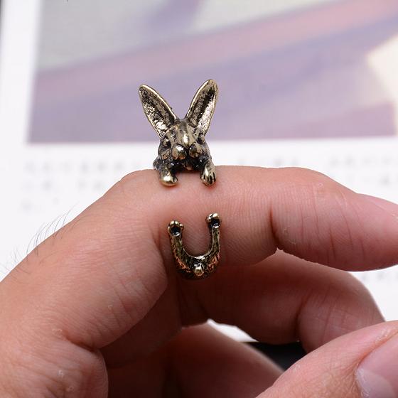Vintage Fashion Bunny Ring