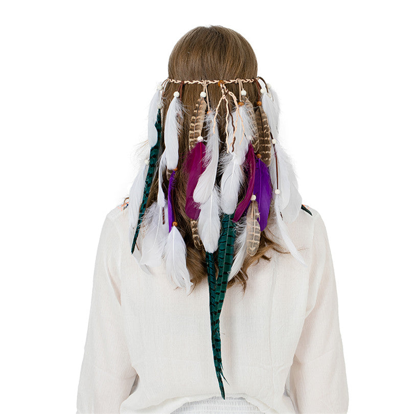 Lovely Feather Hippie Headband
