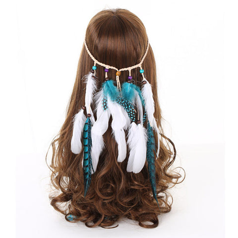 Lovely Feather Hippie Headband
