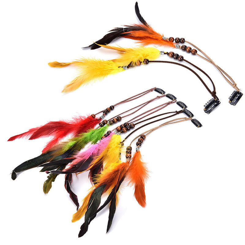 Stylish Feather Hippie Headdress
