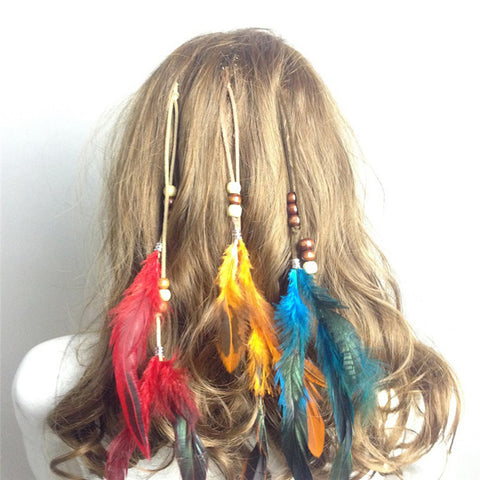 Stylish Feather Hippie Headdress