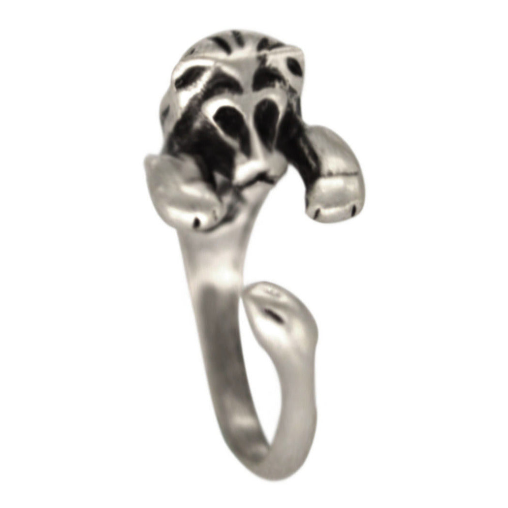 Vintage Mid Finger Lion Ring