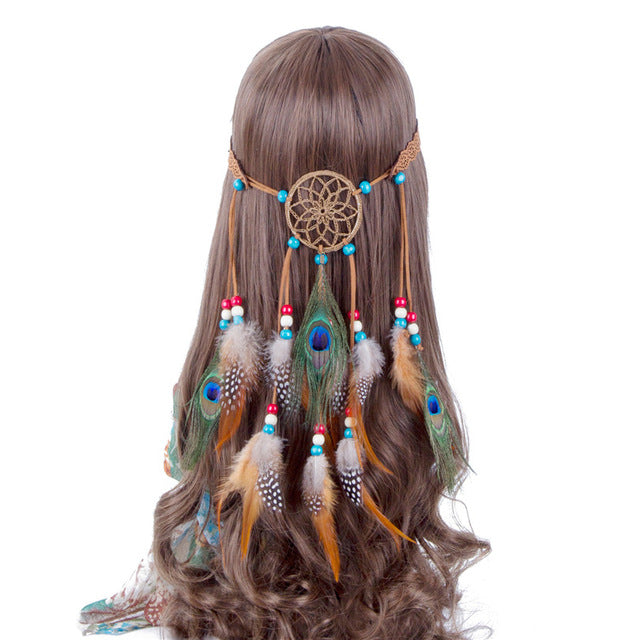 Lovely Feather Hippie Headband