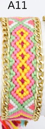 Handmade Charm Woven Bracelets