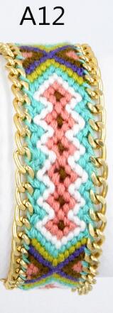 Handmade Charm Woven Bracelets