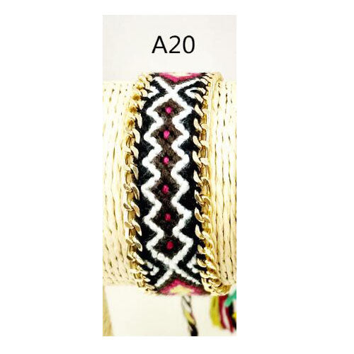 Handmade Charm Woven Bracelets