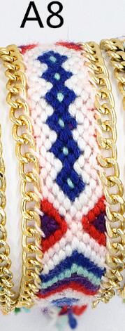 Handmade Charm Woven Bracelets