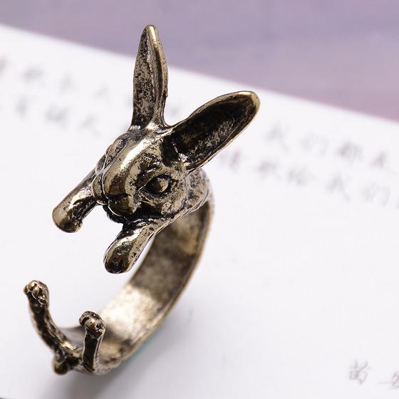 Vintage Fashion Bunny Ring
