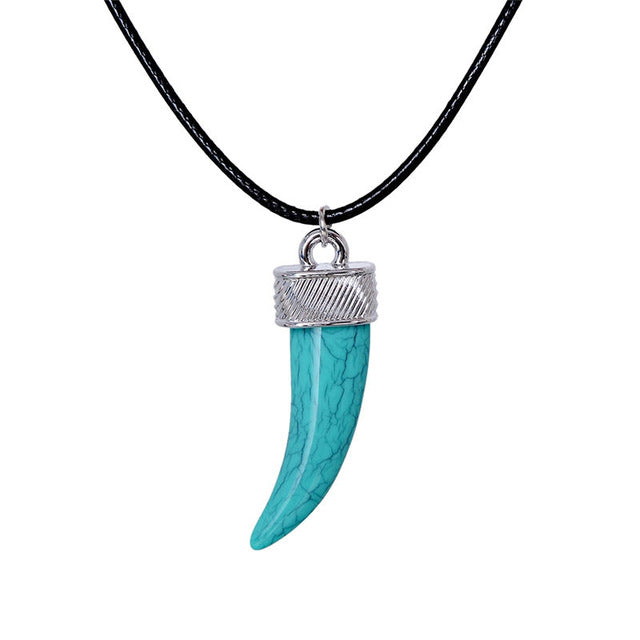 Retro Wolf Tooth Necklace