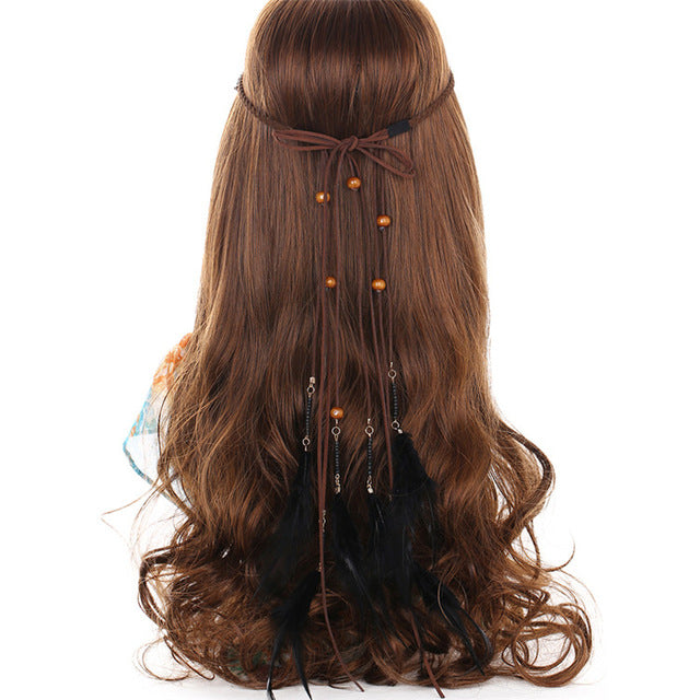 Feather Headband Hippie